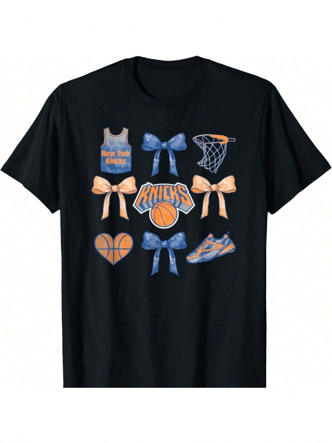 Футболка New York Knicks с сетчатым узором Bow Grid S разноцветный