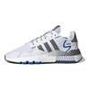 adidas Originals Nite Jogger Fabric Retro Patchwork Sports Cushioning Low-Top Lifestyle Shoes Unisex Sneakers Gray White Blue FV6624