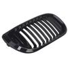 Car Front Kidney Grill Gloss Black Grille Slat Hood Racing Grills for BMW 3 Series E46 4 Door 2002-2005 Auto Replacement