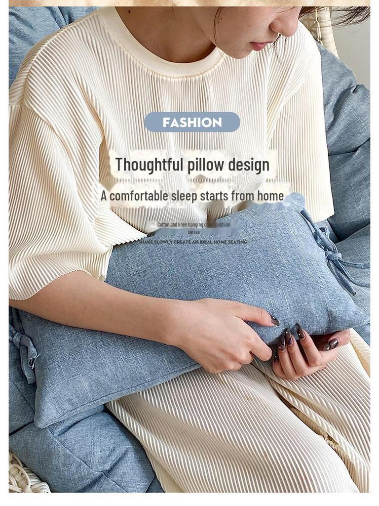 2023 Trendy Swing Hanging Chair Cushion - Bird's Nest Round Pillow for Chairs