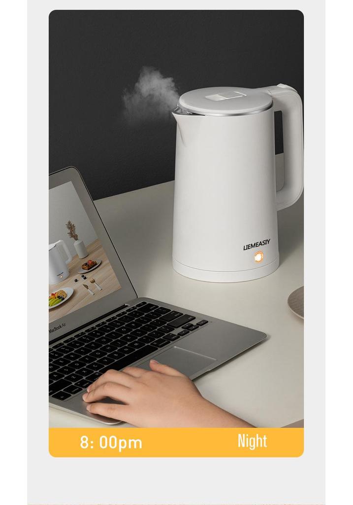 Compact Large-Capacity Electric Kettle with Constant Temperature, Quick Boil, and Keep Warm Features for Dorms and Students