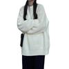 Casual fashion knitted bottoming shirt women's clothing autumn and winter new loose lazy style round neck pullover sweater