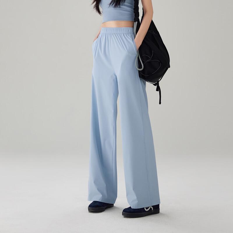 SOFSIL 2026 Summer Sporty Casual High-Elastic Wide-Leg Pants 29/XL