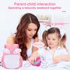 Hair Gem Applicator Machine DIY Princess Hair Styling Tool with Sparkling Gems Pretend Play Dress Up Toy for Girls