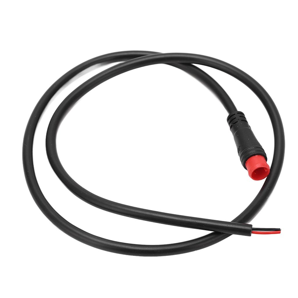 2 Core Electric Bike Male Extension Cable 200V AC Electric Bike Accessory for Replacement