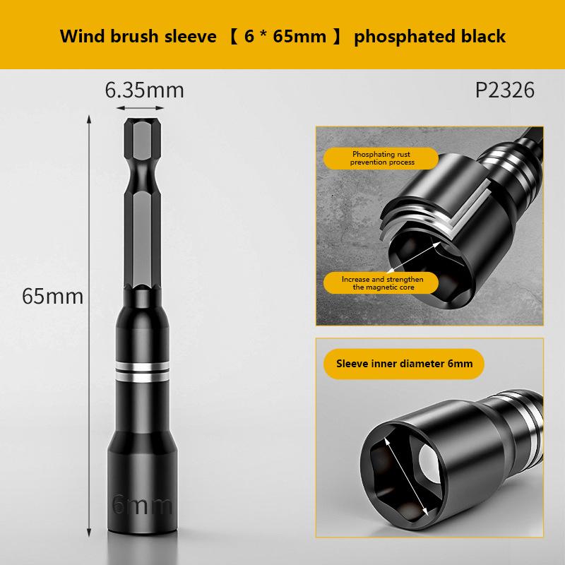 Steel Magnetic Nut Screwdriver Socket Bits For Power Drills Hex Shank Driver/Adapter Socket Wrench Tool Parts Accessories