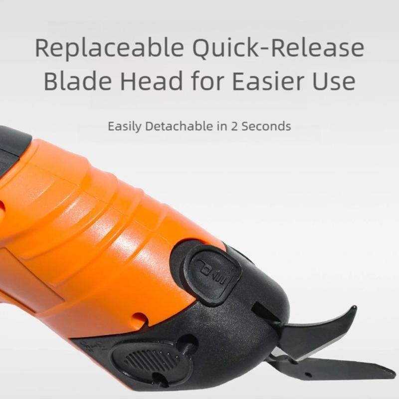 Powerful Wireless Handheld Cutter Device for Fabric Leather Materials Featuring Safety Functions in Crafting