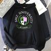 Shiz University Hoodie Fashion Women Aesthetic Graphic Movie Wicked Hoodie Unisex Vintage Elphaba Glinda Pullovers Sweatshirts