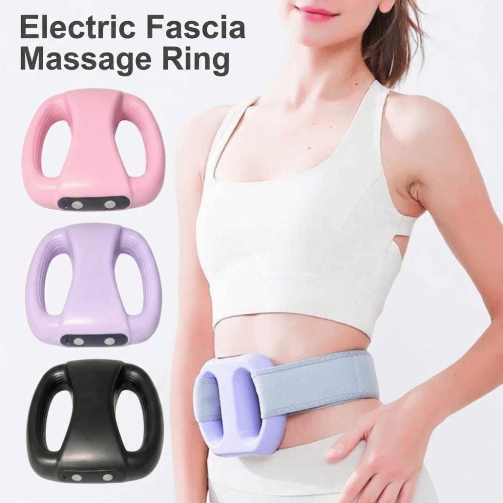 Adjustable Speed Electric Fascia Massage Ring Muscle Handheld Massager Foot Cervical Spine