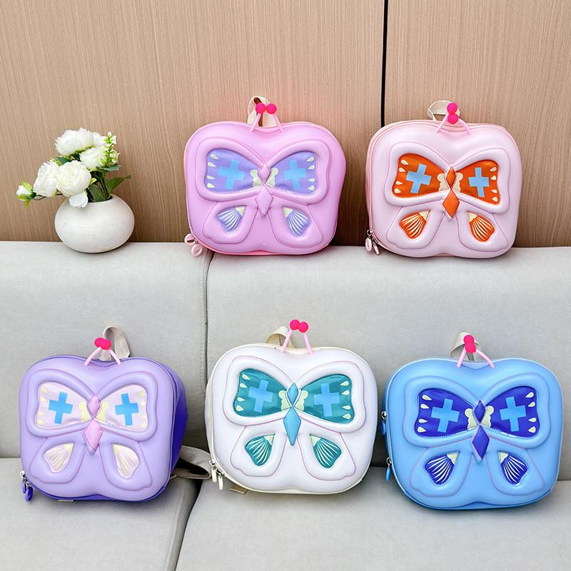 Design Cartoon Butterfly Kids School Lightweight Backpack For Early Education