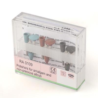 1 Packung Dental Amalgam Polierset mit niedriger Geschwindigkeit RA0109 9 Gummipolierer Zahnarztwerkzeuge Zahnaufhellungsmaterial Dentallaborwerkzeuge