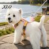 Secure Training Harness No Pull Dog with 5Ft Leash, Cute Colorful Wings Harness, Adjustable Soft Nylon Chest Strap Reflective Vest Handle for Walking