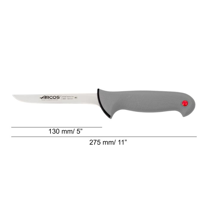 Couteau à désosser - ARCOS - Colour Prof - Lame 13cm - Manche ergonomique - Différentes couleurs