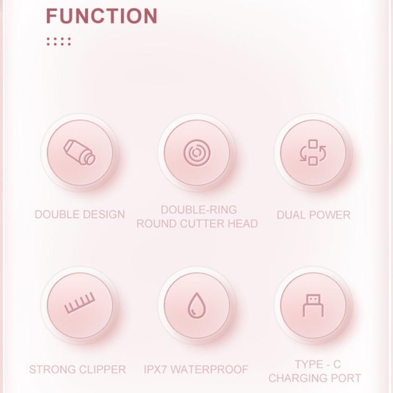 Cordless Lady Shavers With LCD Screen 2 In 1 Design Precisions Trimming Blades For Sensitives Areas Silents Personals Grooming Tool