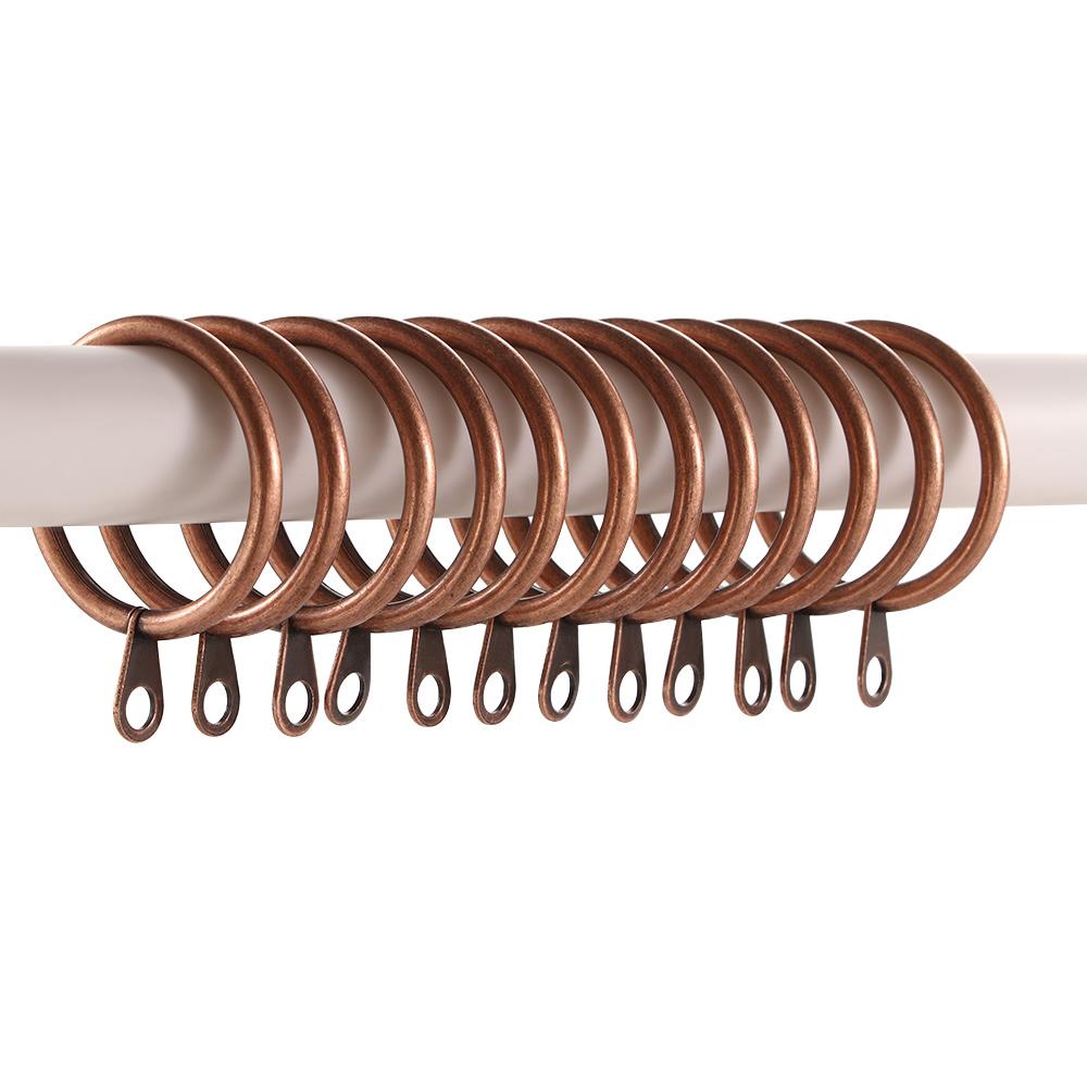 6Pcs Metal Curtain Rings Curtain Accessories Curtain Rings Hanging Hooks for Curtains Rods Pole Voile Heavy Duty Rings