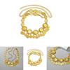 Gold Metal Coin Tassel Waist Chain For Women Summer Fashion Accessories
