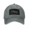 Lost Baseball Cap Trucker Hat Beach Hat Hood Sailor Cap for Unisex Caps Unisex Womens