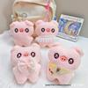 Cute Squeaky Pig Plush Toy Keychain - 16cm
