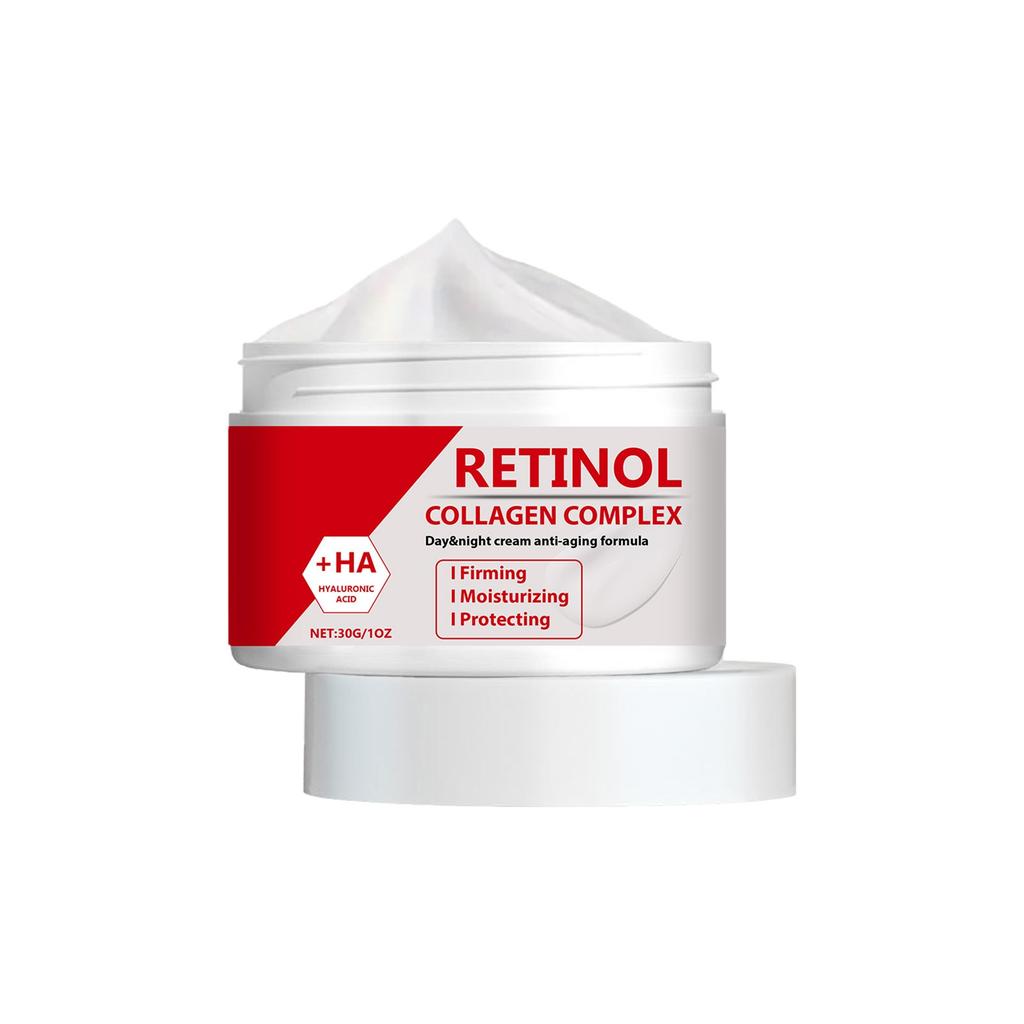 Retinol Collagen Cream Softens Facial Skin, Reduces Wrinkles, Moisturizes And Nourishes