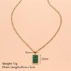 New Arrivals Autumn/Winter Seiko Inlaid Necklace Titanium Steel Electroplated Gold Inlaid Shell Sweater Chain