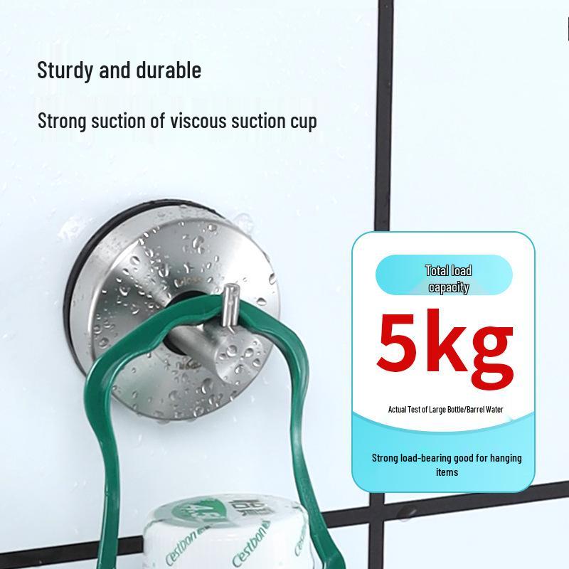 304 Stainless Steel No-Drill Wall Hook - Adhesive Traceless Clothes Hanger