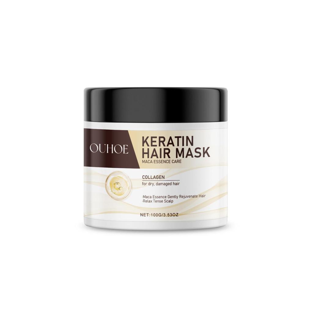 Collagen Hair Treatment Deep Repair Conditioning Argan Oil Collagen Hair Mask Essence Keratin Conditioner For Dry Damaged Hair