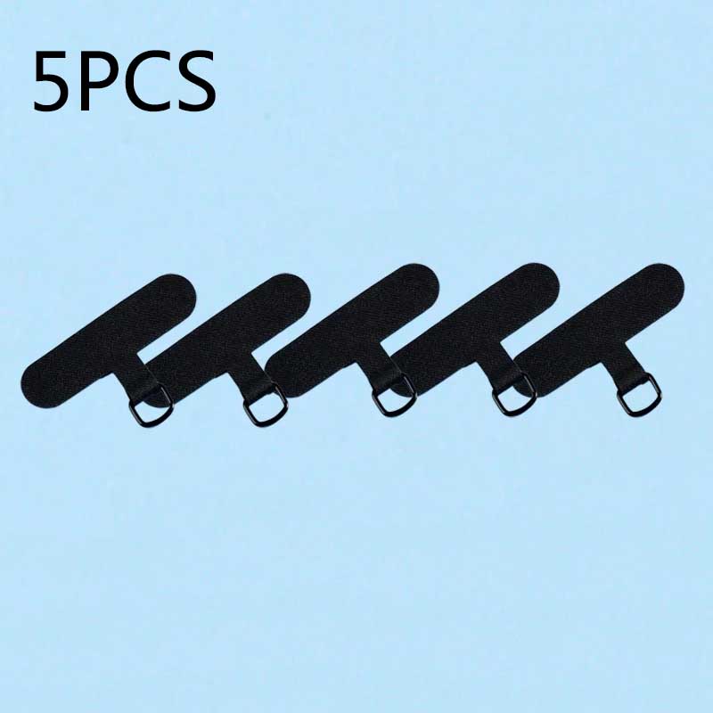 10/5/1 szt. Uniwersalny TPU Smycz zapobiegająca zgubieniu telefonu komórkowego Przelotka na kartę Nylonowa odpinana smycz do zawieszania telefonu Pasek Naszywka Podkładka mocująca