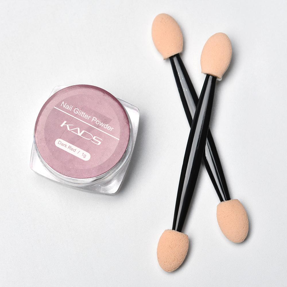 kads 1g/Box Gold Sliver Nail Glitter Powder Mirror Shining Nail Art DIY Chrome Pigment Glitters Chrome Pigment Powder Dust Nails