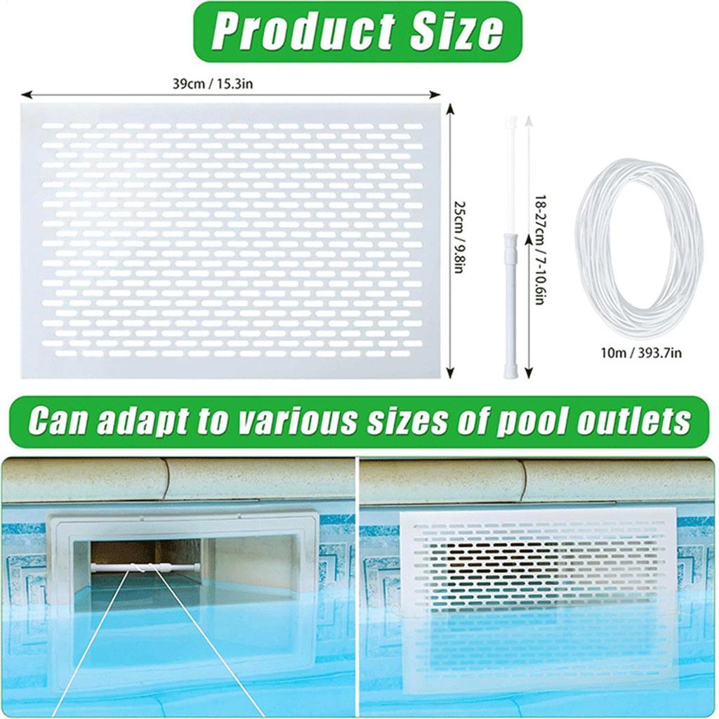 Pool Skimmer Net Pool Skimmer guard kit Leaf Guard Mesh Screen Protective Heavy-Duty for Pond Poolside Hot Tub pool cleaning net