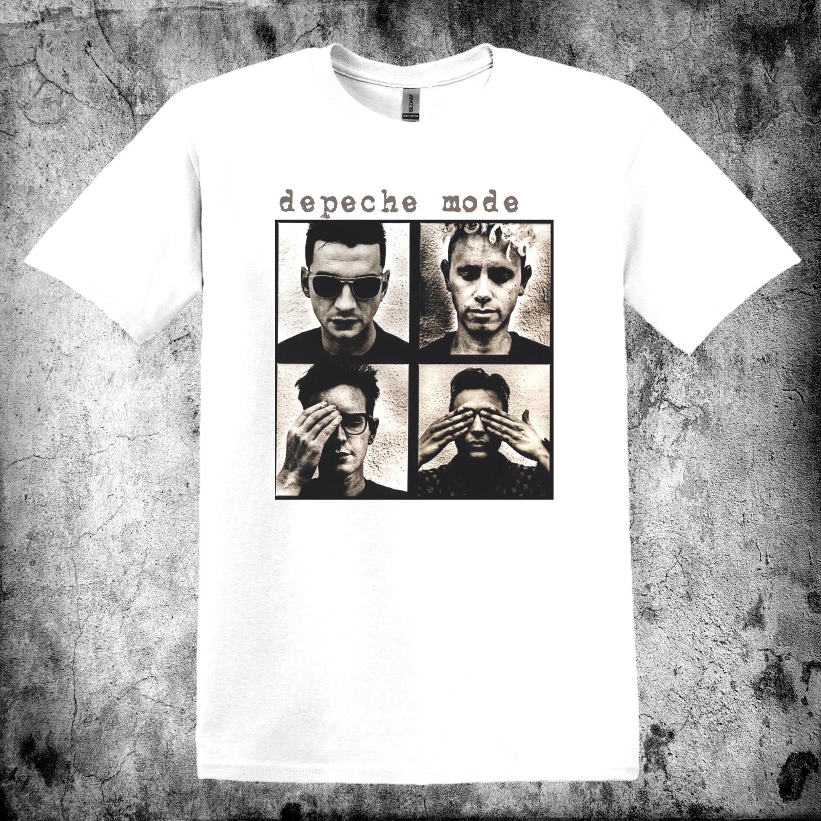 Men s and Women s T-shirts Depeche Mode Alternative Rock Band Unisex Heavy Cotton XXXL