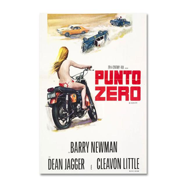 

Постеры к фильму «Исчезающая точка», оригинальная картина, печать на холсте, скандинавский домашний декор, настенная картина для гостиной, безрамная 21x30cm No Framed