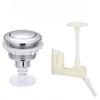 For Brazilian Toilet Tank Flush Button, Single Flush Button With Bracket Toilet Tank Cover For Long-lasting Construction Bathroo