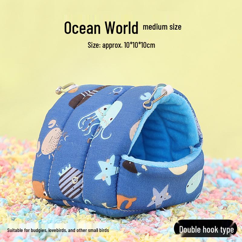 

Thickened Insulated Cotton Nest for Parrots and Budgies - Winter Warmth for Cockatiels Above 50 pieces