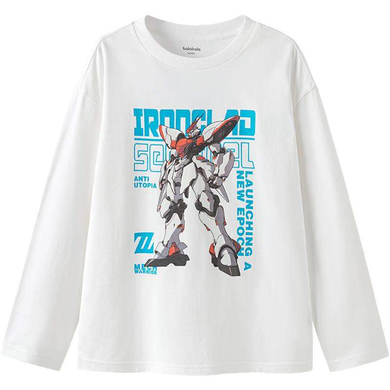 

Balabala Kids 2025 Spring/Autumn Long-Sleeve T-Shirt 170