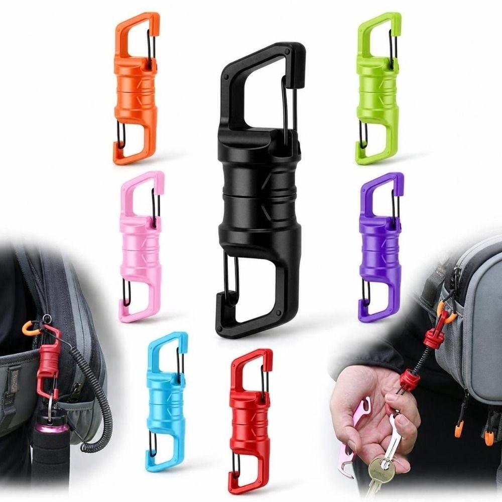 Compact Magnetic Hanging Ring Buckle Lightweight Multi-Function Carabiner Outdoor Fishing
