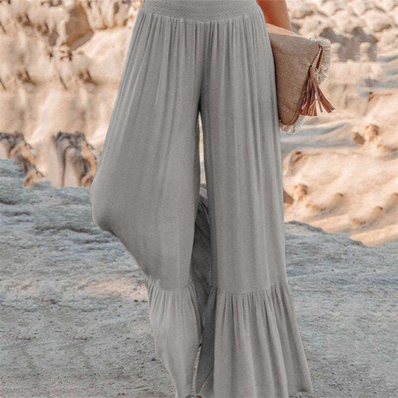 XL-5XL Women Trousers Casual Ladies Pants Casual Loose Pants Nipped Waist Trousers