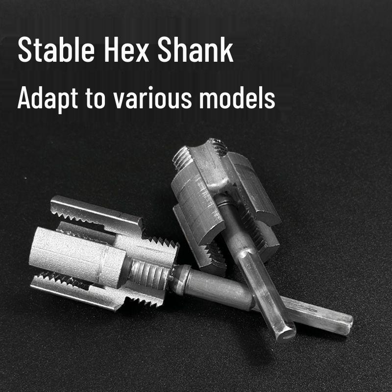 PVC/PE Pipe Drill Bit for Electric Drill - Universal Threading Tool for Water Pipes