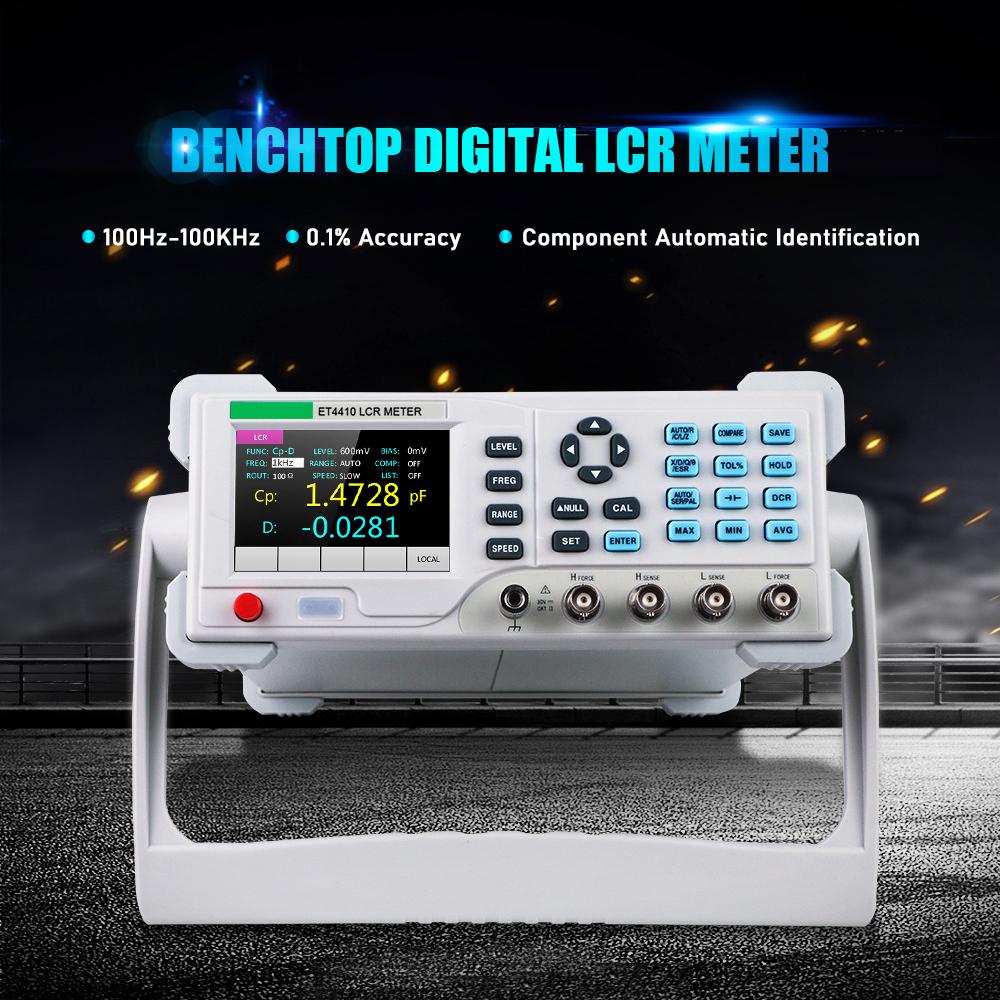 Benchtop Digital LCR Meter 100Hz-100KHz High Precision Digital Meter Resistance Inductance
