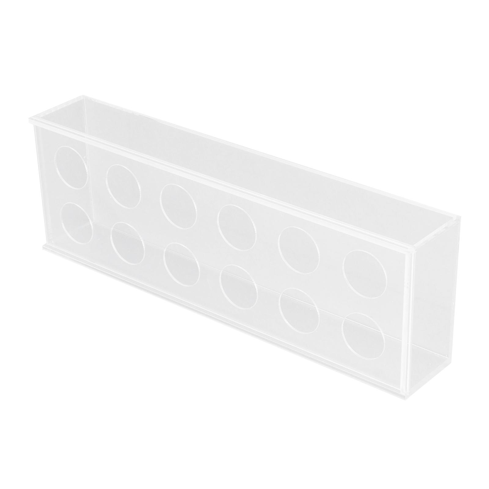 Rectangular Floral Centerpiece Clear Acrylic Flower Vase for Dining Table Wedding Party Home