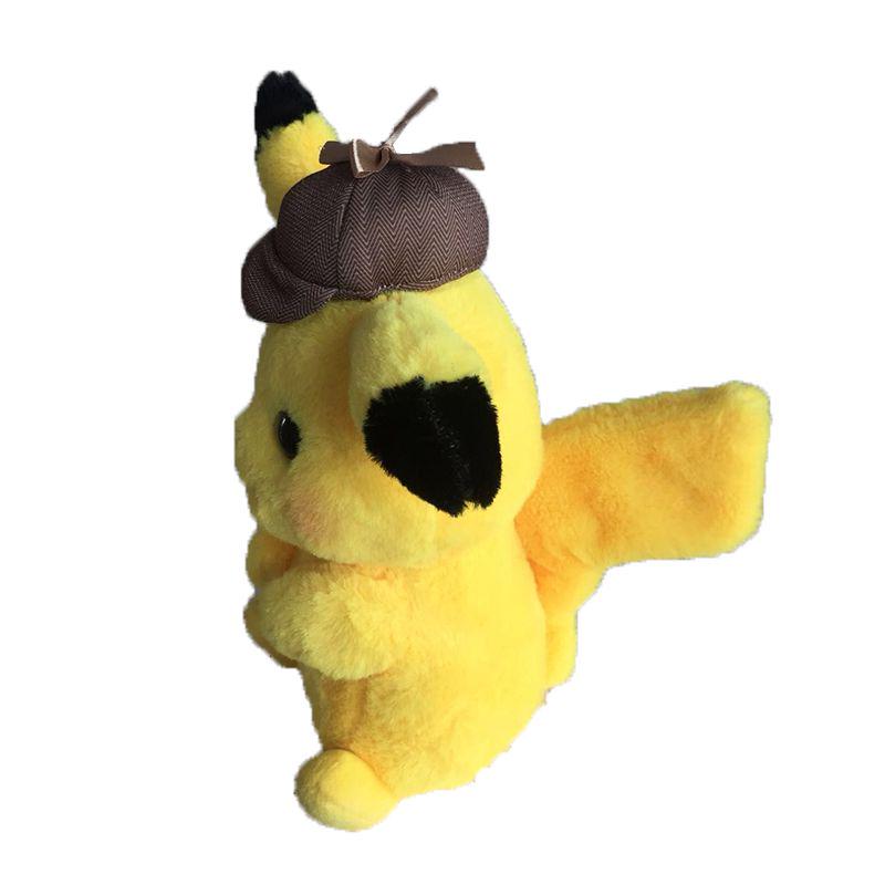 New Movie Pokemon Pikachu Detective Toy Soft Plush Figure Ideal Kids Gift