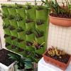NYA Vägghängande Fickor Planteringspåsar Blomkruka Hemträdgård Odla Påse Trädgårdsplanter Vertikal Suckulenter Växtkruka Heminredning