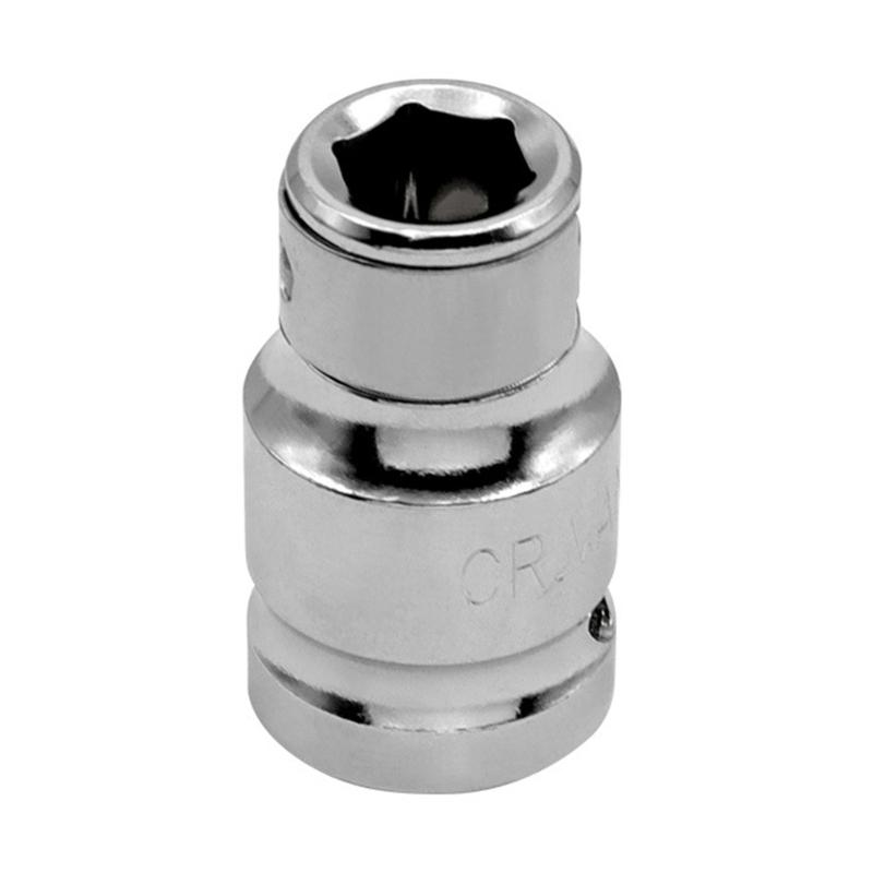 Retractable Hexagonal Socket Bit Adapter for 1/2 Electric Wrench Adapter Efficient Screw Replacement 12.5mm To 8/10mm