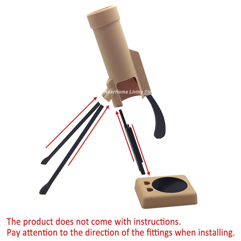 Mortar Style Beer Bottle Opener Creative Cap Launcher 330/500ML Eco-Friendly Bar Decor for Men Dad Camping Travel