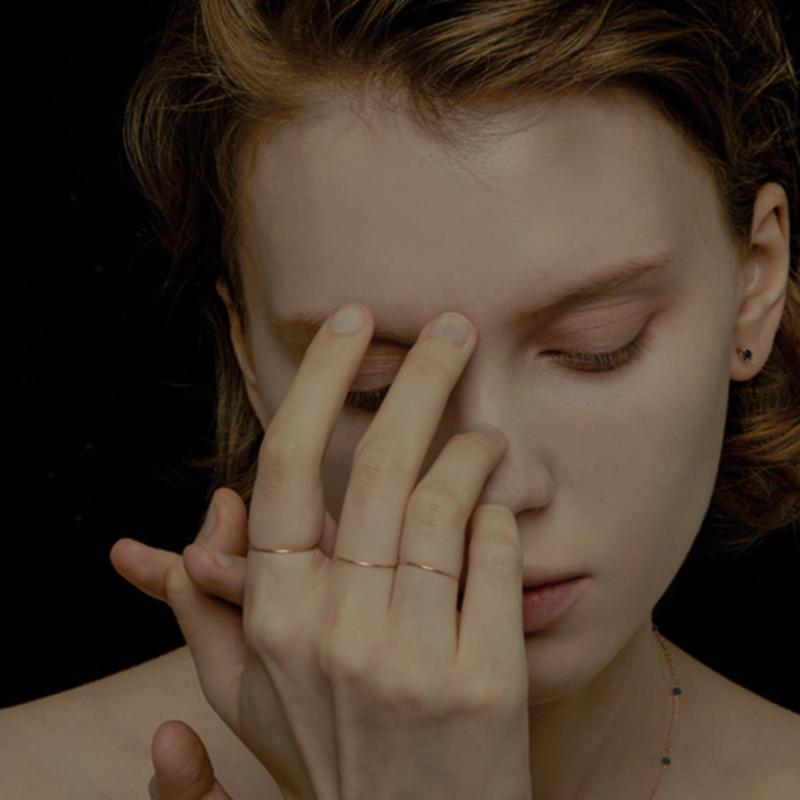 J.Gracelet R Rose Gold 14K Simple Ring