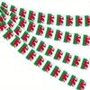 10M (32.8ft) Wales Flag String Flag Holiday Decoration Hanging Flag Pull Flag