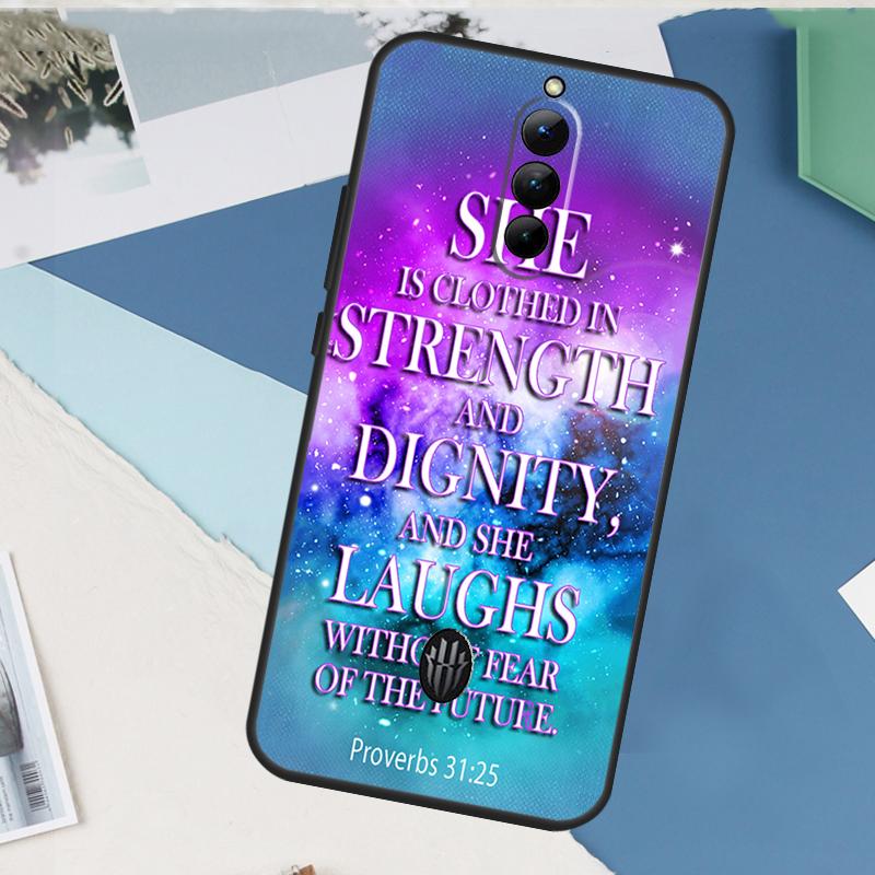 Christian Jesus Christ Bible Verse For Nubia Red Magic 10 9 8 Pro Plus 6 7 Pro 6S 7S 5G 6R Case For RedMagic 8S 9S Pro Plus Red Magic 9 Pro