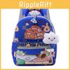 Cartoon Capybara Children Backpack With Durable Nylon Material For Kindergarten And Travel