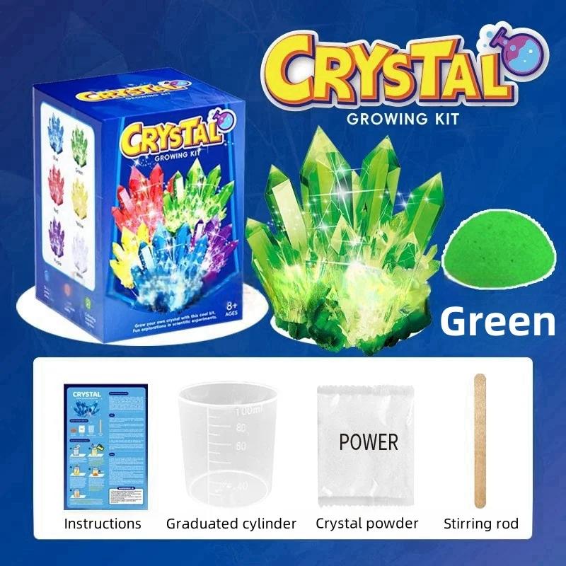

Kids Crystal Growing Science Kit Multiple Colors Stem Educational Toys Age 8-12 School Experiment Birthday Present