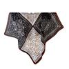 New cotton and linen small square scarf women's autumn and winter Korean version versatile cashew nut small scarf decorative belt neck protection warm