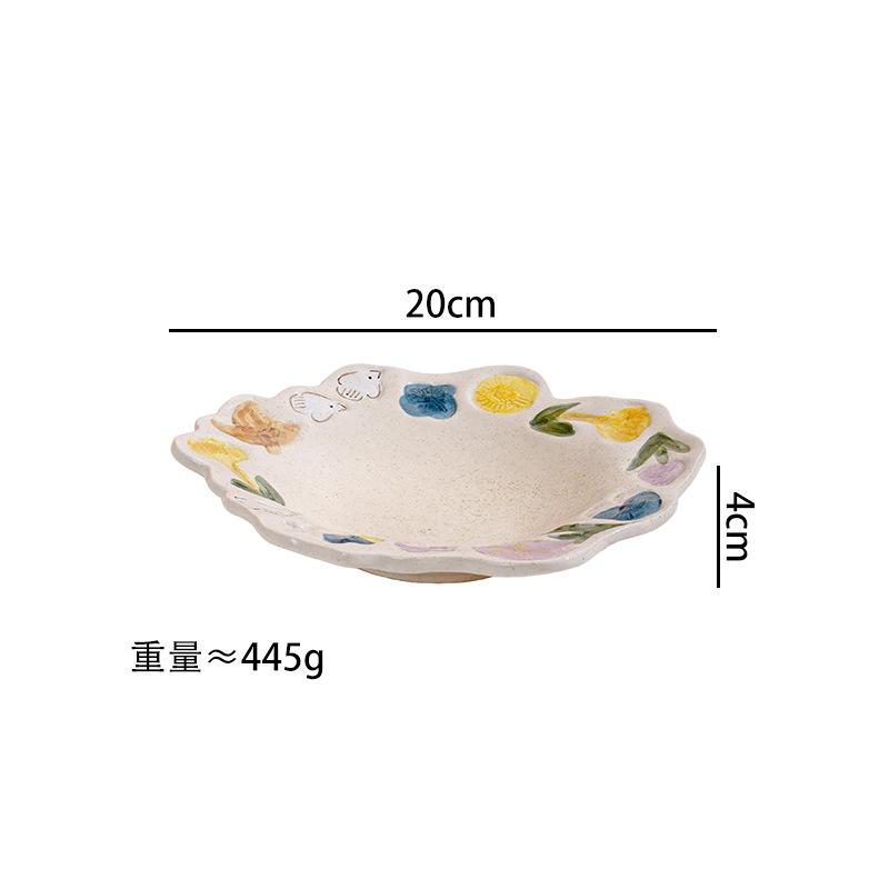Japanese Retro Rice Bowls, Hand-Painted Bowls, Breakfast Plates, Deep Dishes, Vegetable Plates, Dessert Plates, Light Soup Plates, Salad Plates, Under
